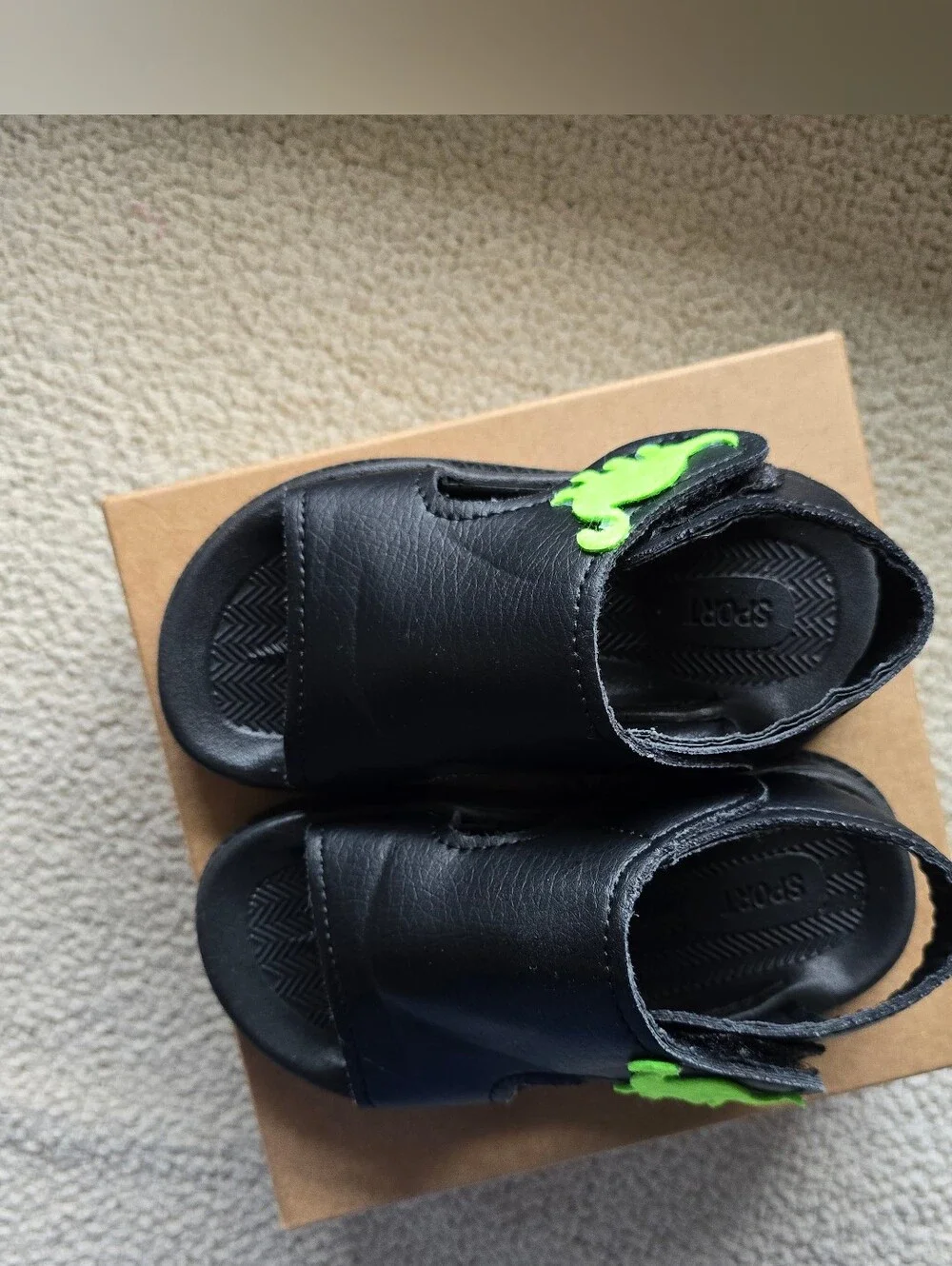 SPORT Kids Slip On With Velcro Ankle Strap